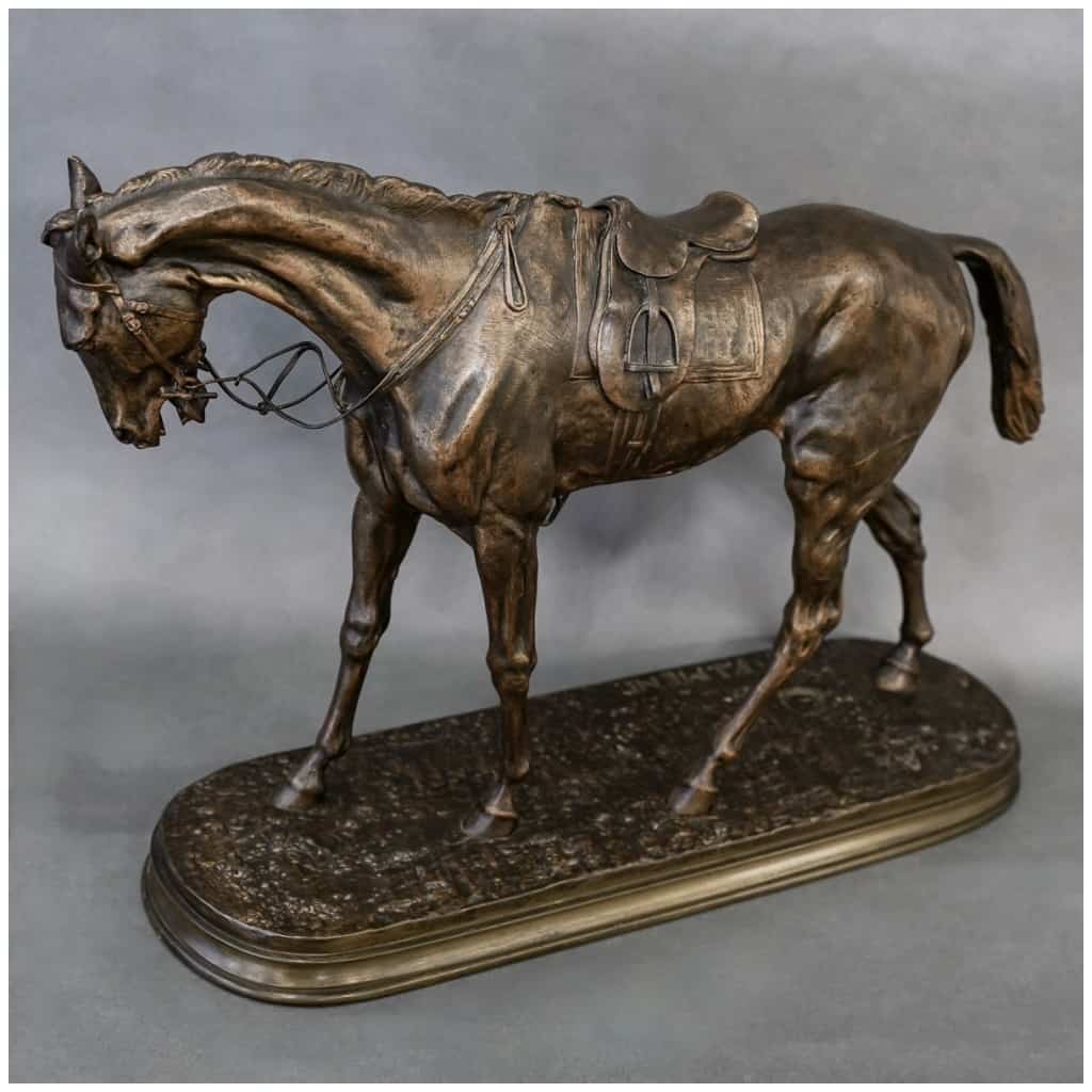 Sculpture – Cheval De Course , Pierre – Jules Mêne (1810-1879) – Bronze 8