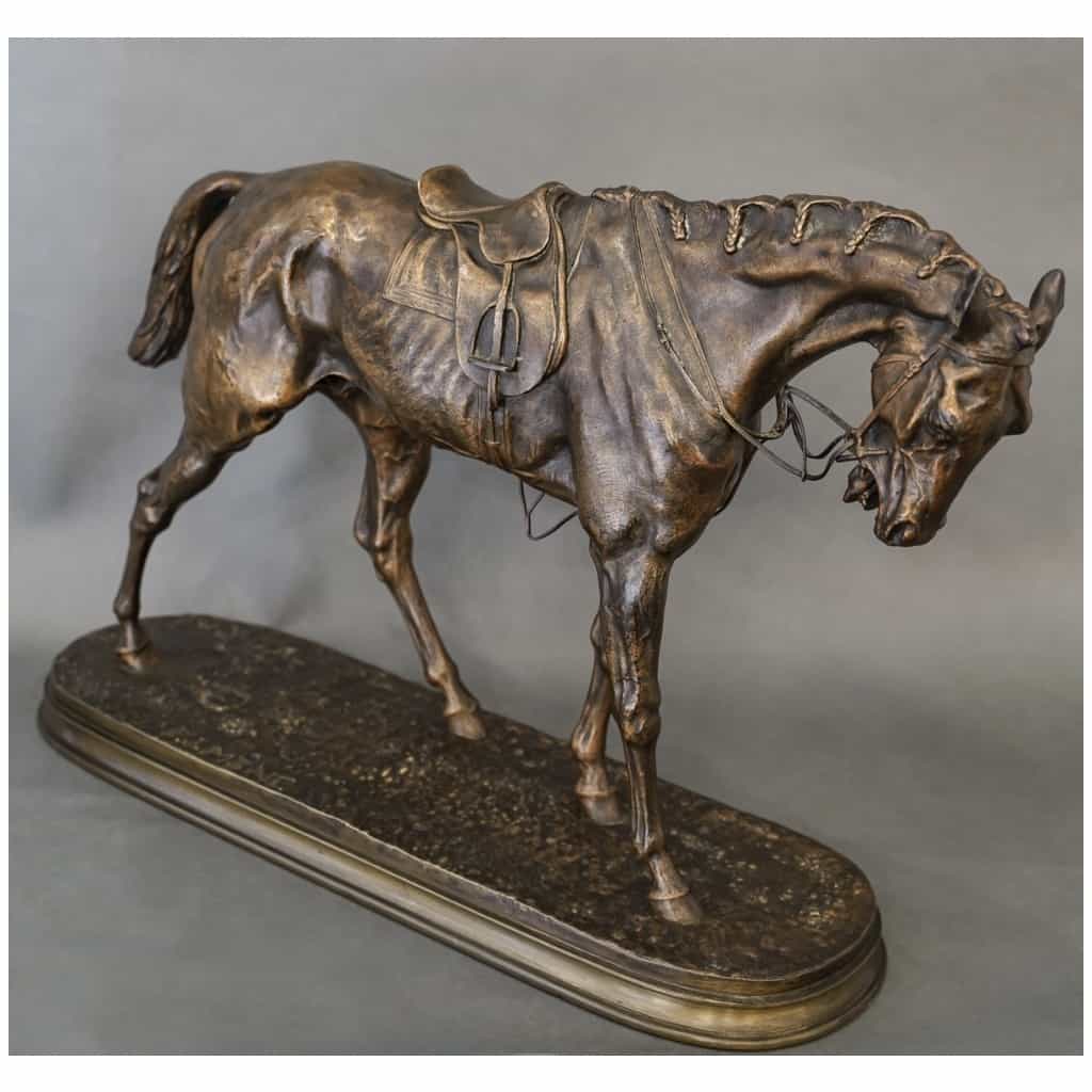 Sculpture – Cheval De Course , Pierre – Jules Mêne (1810-1879) – Bronze 4