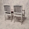 Paire de Fauteuils Cannés de style Régence – Bois Peint – 19ème 18