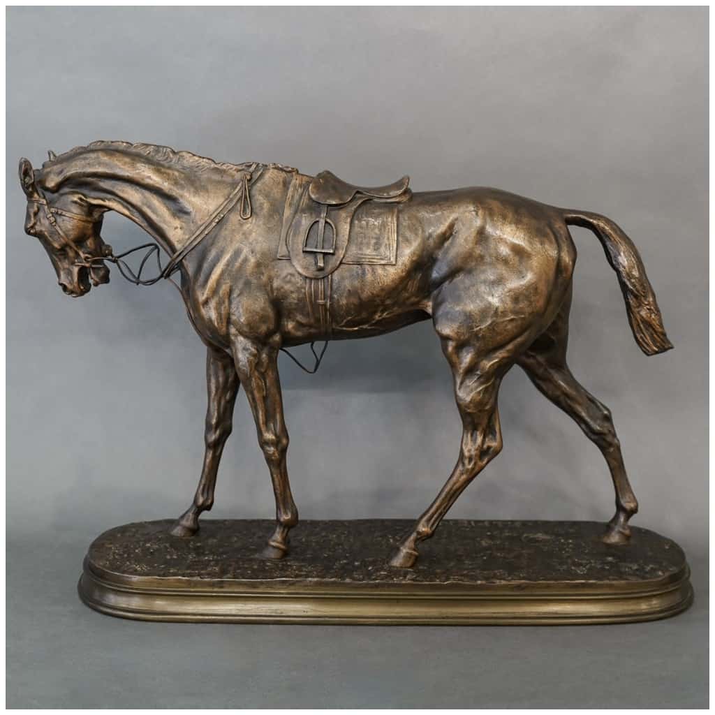 Sculpture – Cheval De Course , Pierre – Jules Mêne (1810-1879) – Bronze 6
