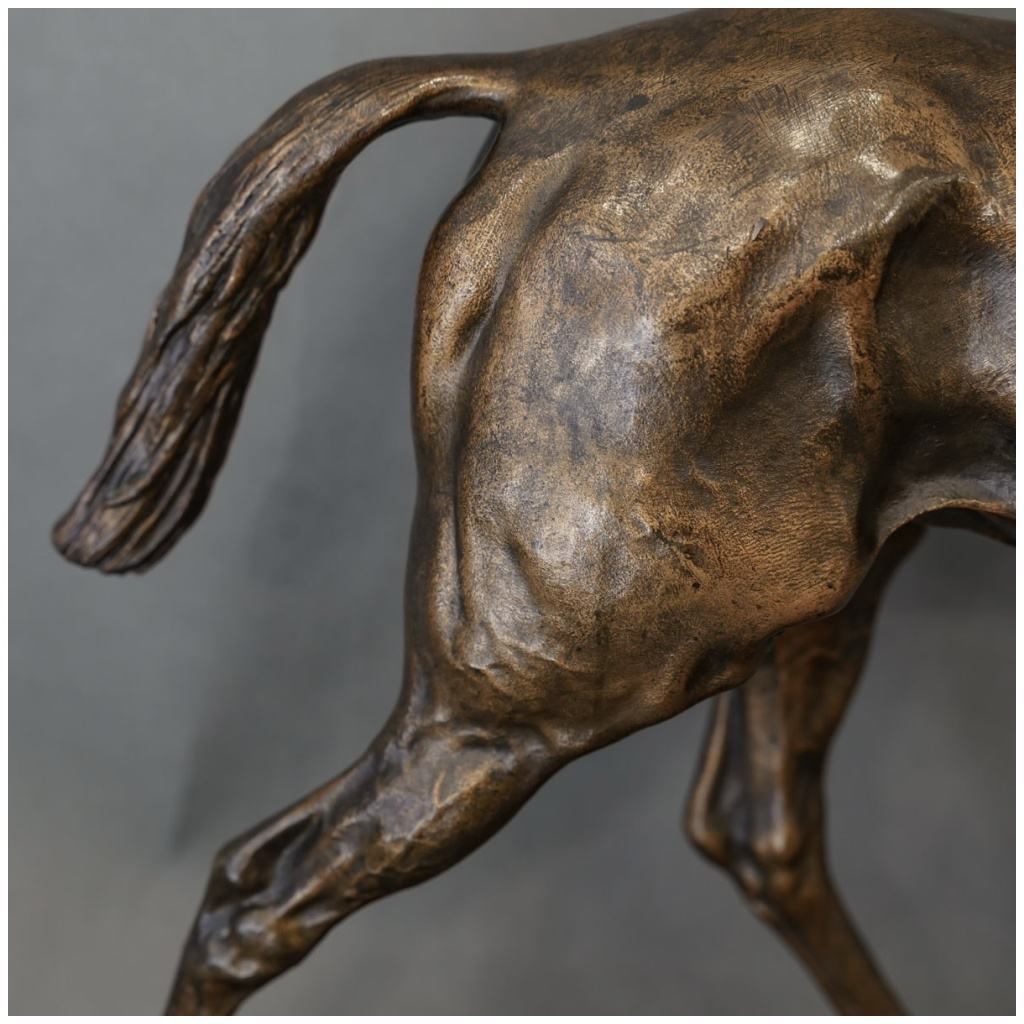 Sculpture – Cheval De Course , Pierre – Jules Mêne (1810-1879) – Bronze 9