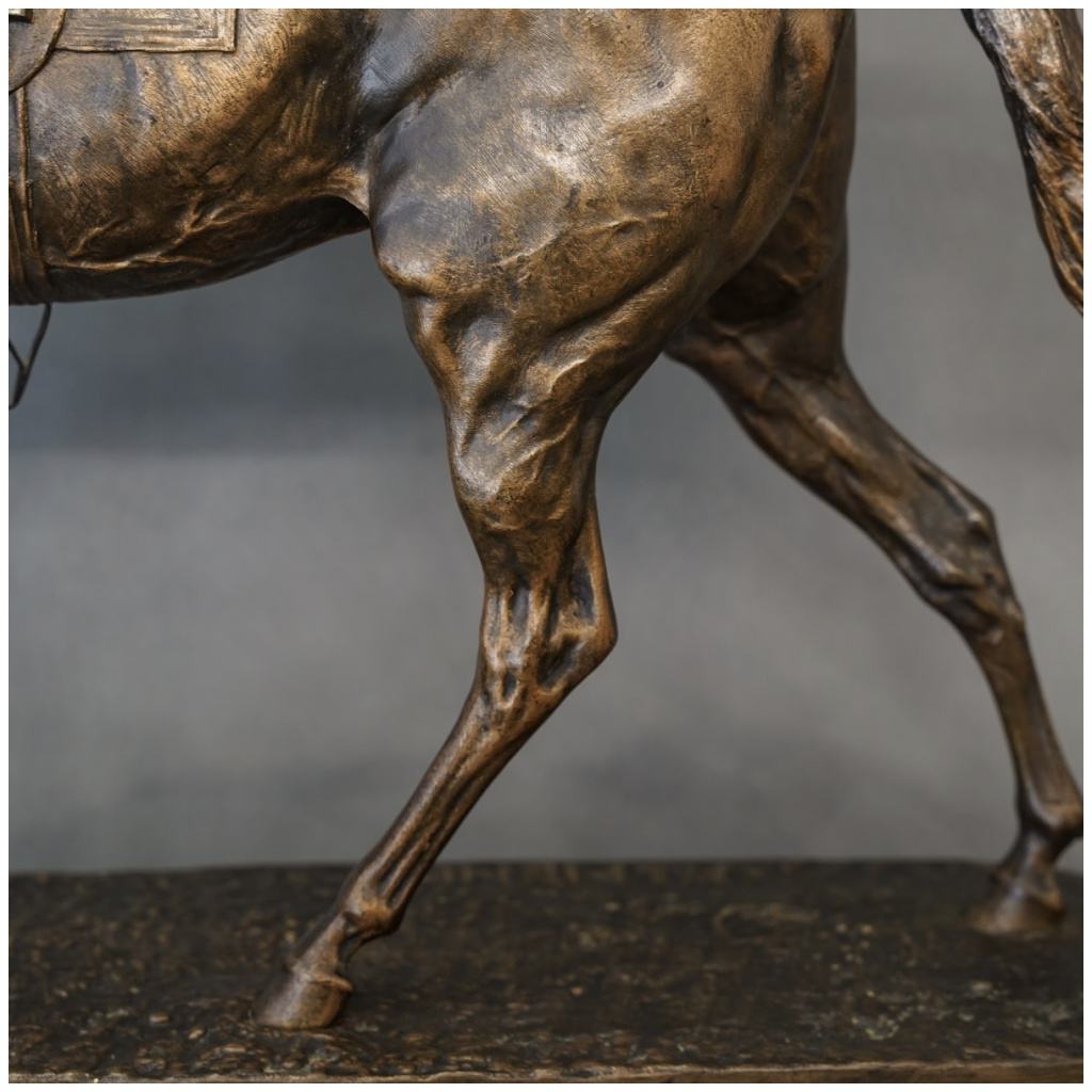 Sculpture – Cheval De Course , Pierre – Jules Mêne (1810-1879) – Bronze 10