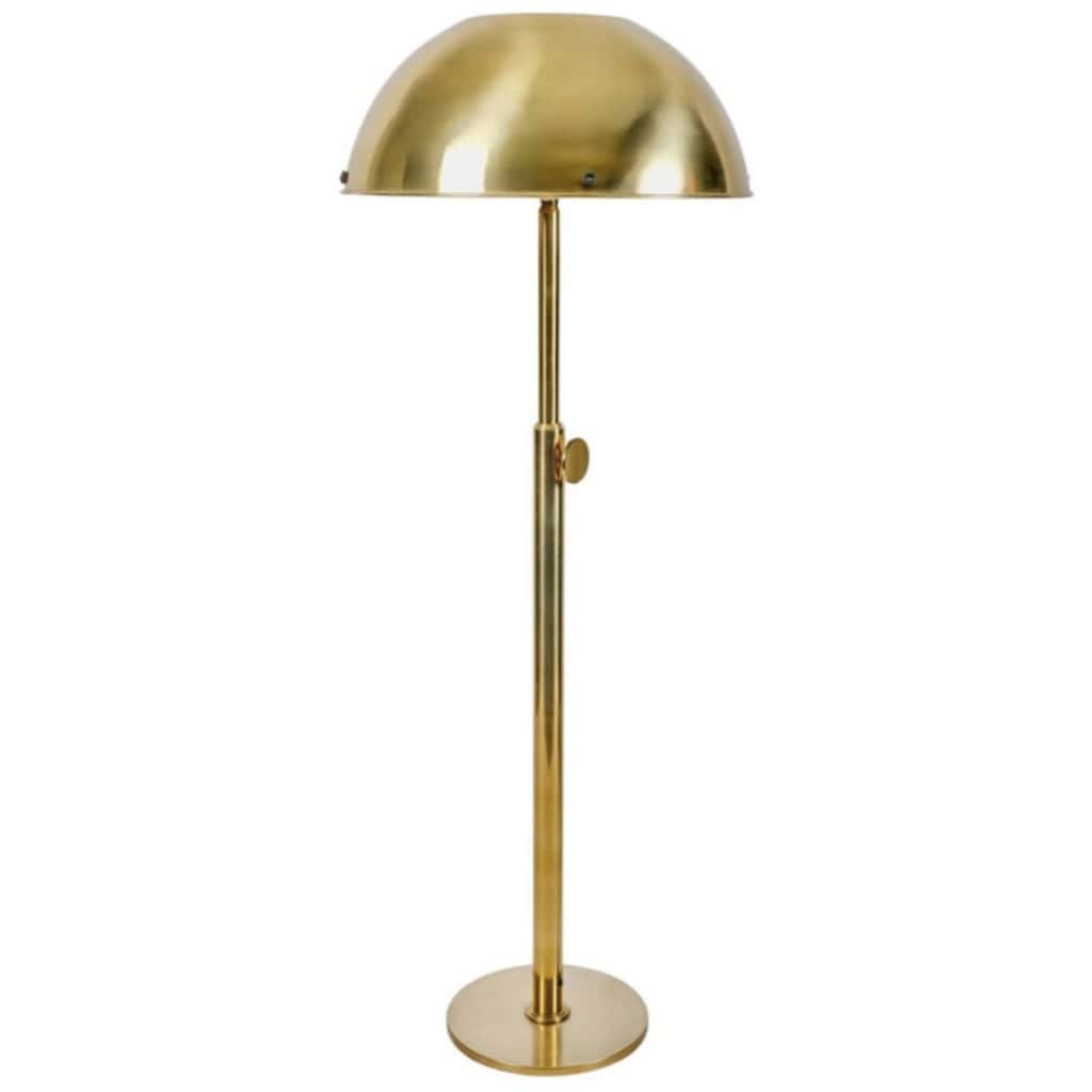 1970 Brass floor lamp by Florian Schulz 3