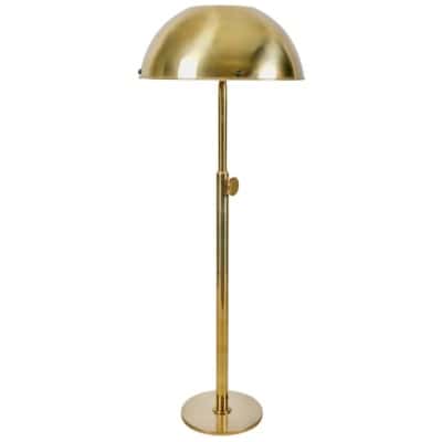 1970 Brass floor lamp by Florian Schulz 3