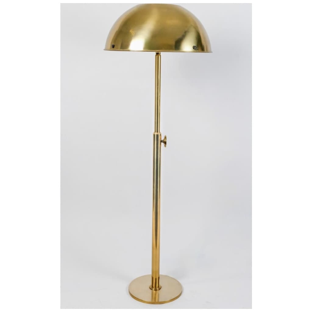 1970 Lampadaire en laiton de Florian Schulz 5