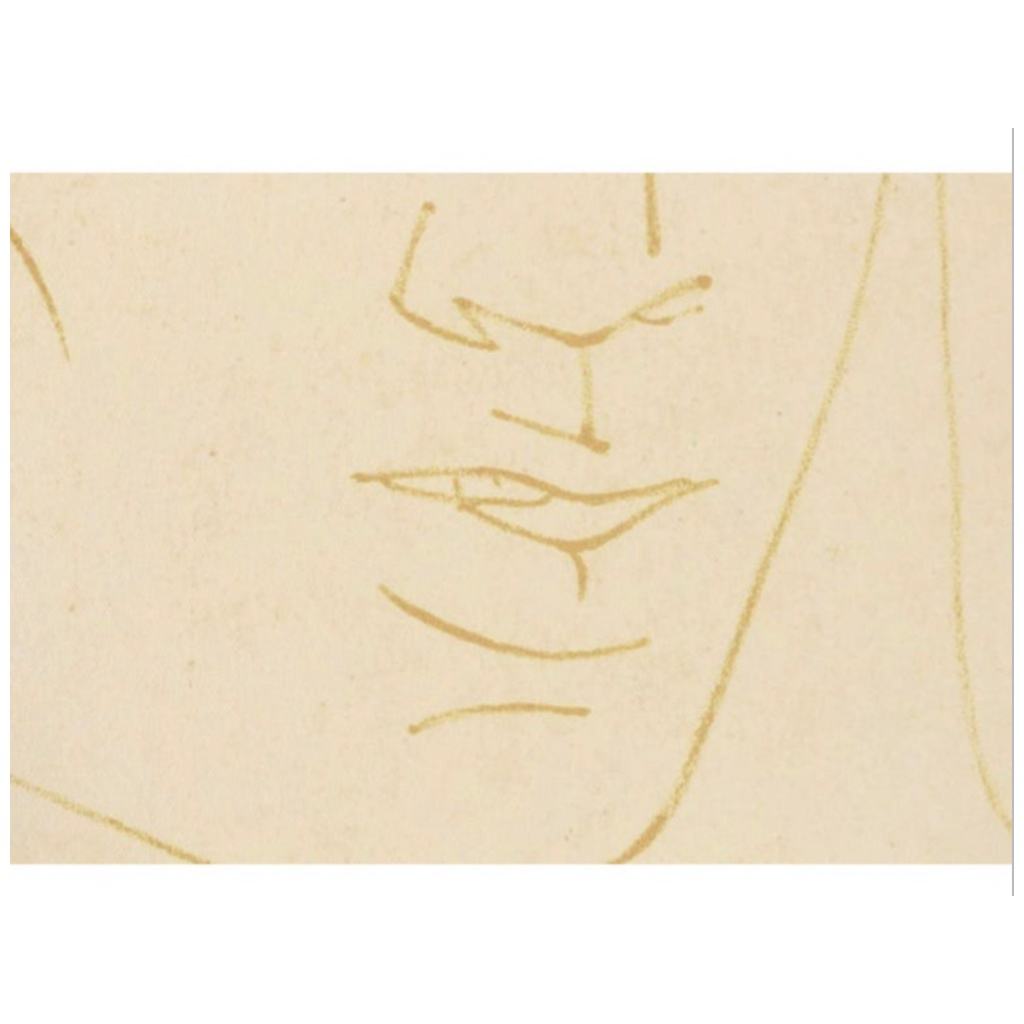 « Le Faune Rêveur » Lithographie, Jean Cocteau, 1950. 7