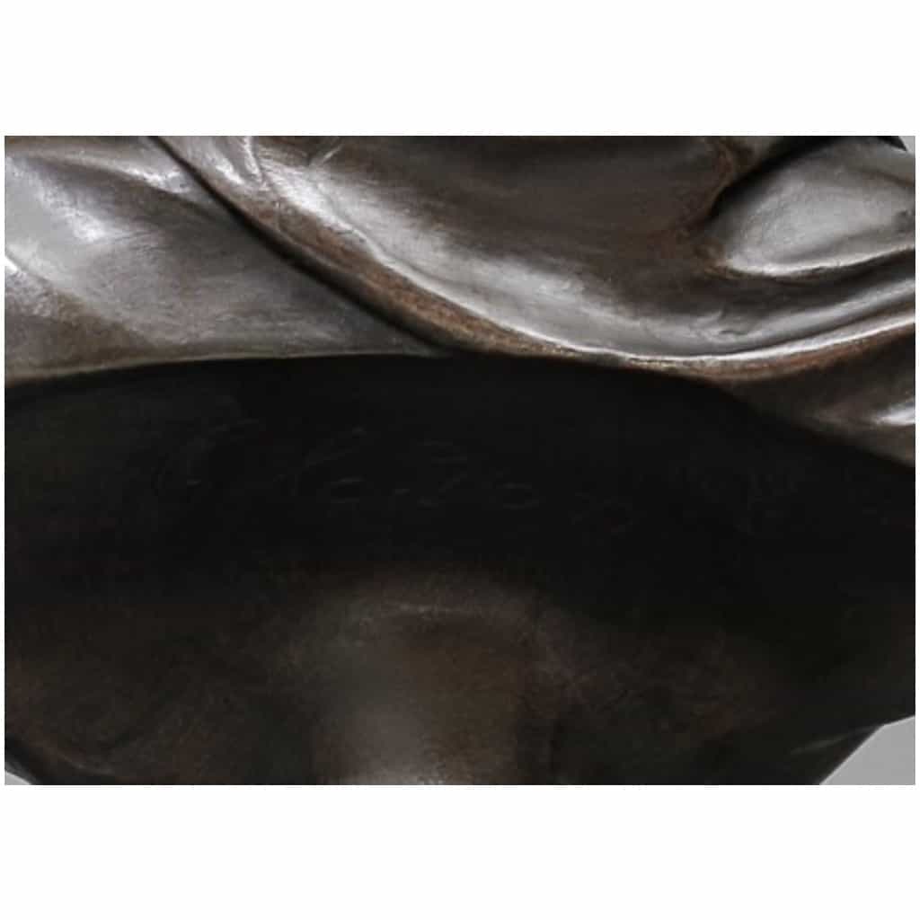 Sculpture – La Grande Prêtresse « Vestale » , Clodion (1738-1814) – Bronze 12