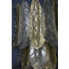 Paire d’appliques en verre de Murano doré texturé et fumé en forme de palmier 31