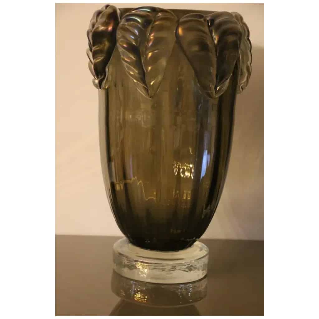 Vases en verre de Murano de couleur fumée du 21ème siècle par Costantini 15