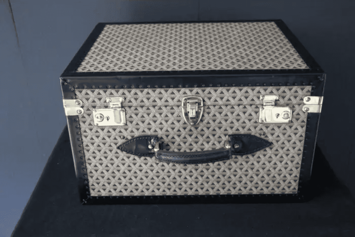 Goyard Suitcase, Goyard Steamer Trunk