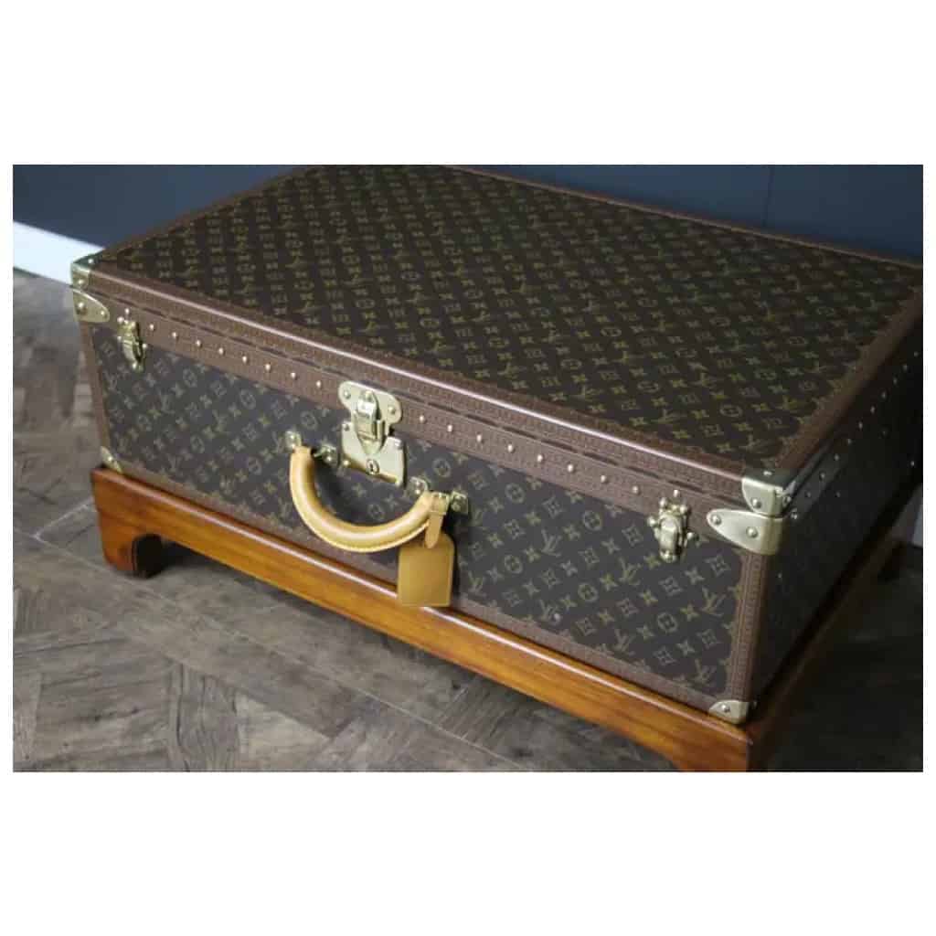 Louis Vuitton trunk, Louis Vuitton suitcase, Louis Vuitton steam trunk, Alzer  80 - Les Puces de Paris Saint-Ouen