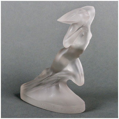 1929 René Lalique – Statuette Côte d’Azur Pullman Express Verre Blanc