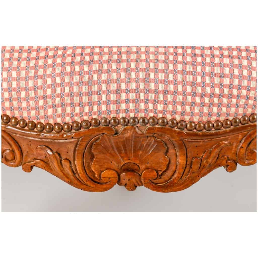 Grande Banquette De Style Louis XV. Début 19ème. 4