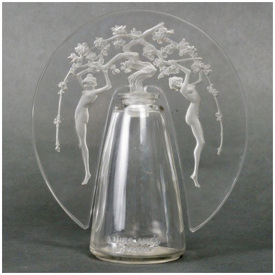 1914 René Lalique – Tiare Bottle “Their Souls” White Glass For d’Orsay