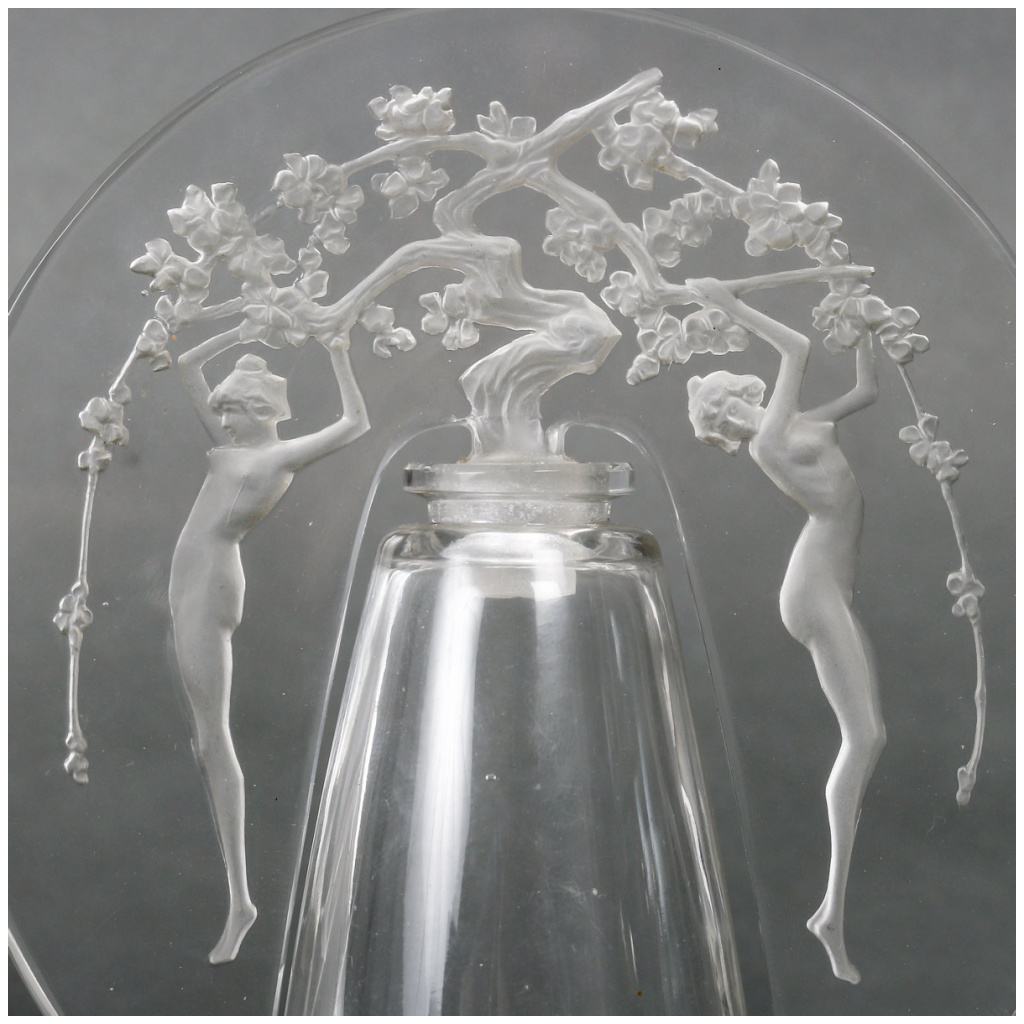 1914 René Lalique – Tiare Bottle “Their Souls” White Glass For d’Orsay 5