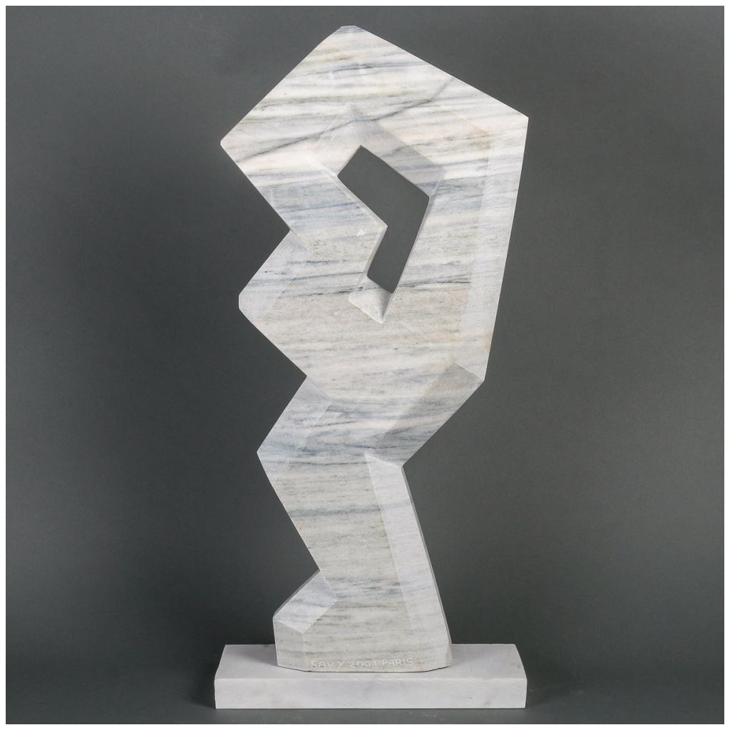 Sculpture en marbre par Savy 5