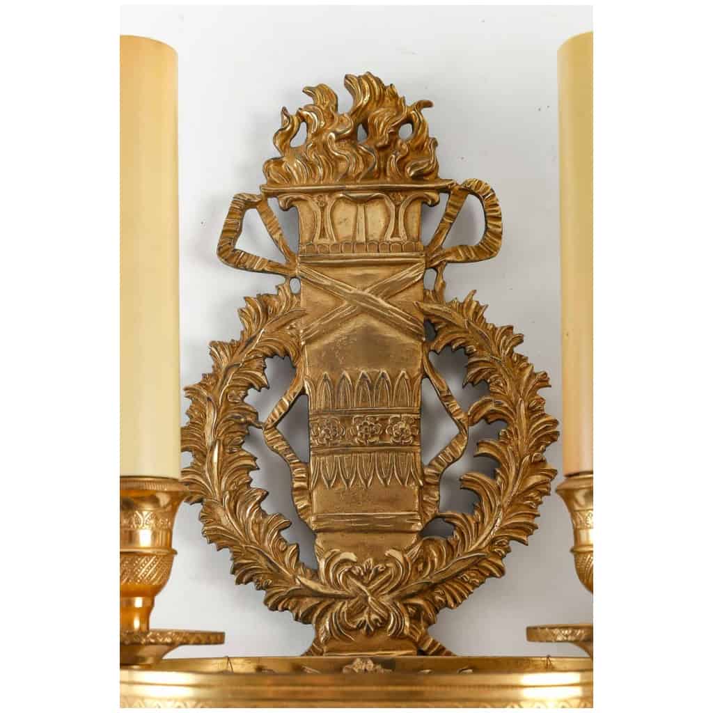 Pair of 1st Empire style sconces. 7