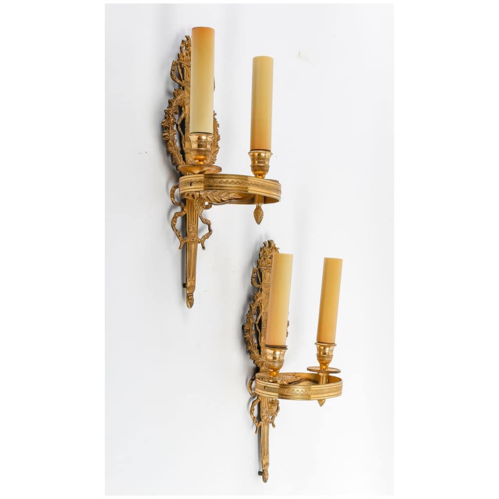 Pair of 1st Empire style sconces. 4