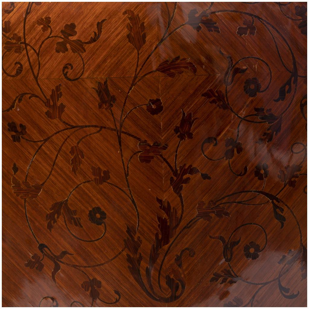 Paul Sormani (1817-1866), furniture at support height in precious wood marquetry, XIXand 12