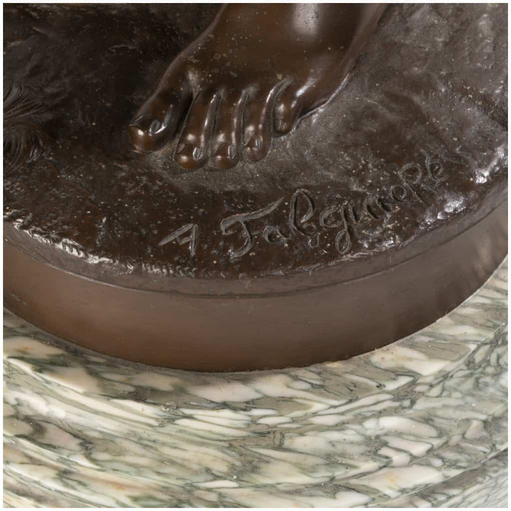 Alexandre Falguière (1831-1900), Mignon, bronze et marbre, XIXe 14
