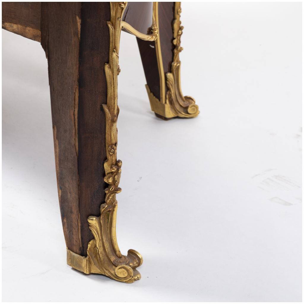 Paul Sormani (1817-1866), furniture at support height in precious wood marquetry, XIXand 17