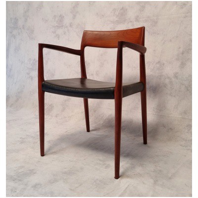 Fauteuil Modèle 57 – Niels Otto Moller pour JL Møller – Teck – Ca 1960