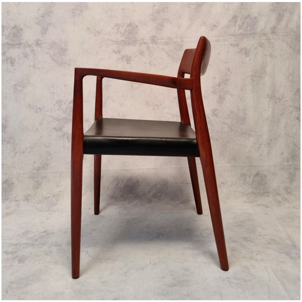 Fauteuil Modèle 57 – Niels Otto Moller pour JL Møller – Teck – Ca 1960 5