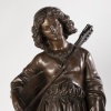 Alexandre Falguière (1831-1900), Mignon, bronze et marbre, XIXe 20