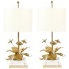 1970 Paire de lampes en bronze Maison Jansen 8