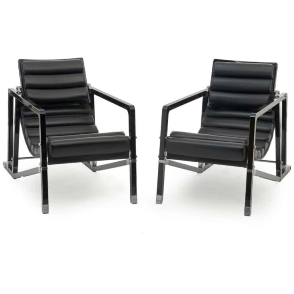 Paire de fauteuils « Transat »,modèle original créé circa 1926 6