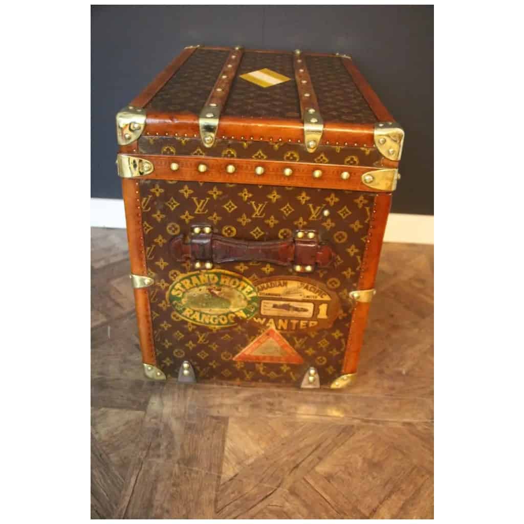 Louis Vuitton shoe trunk, Louis Vuitton trunk, Louis Vuitton steam trunk 60  cm - Les Puces de Paris Saint-Ouen