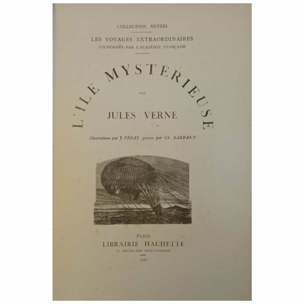 THE MYSTERIOUS ISLAND. JULES VERNE. Hetzel edition 1921 4