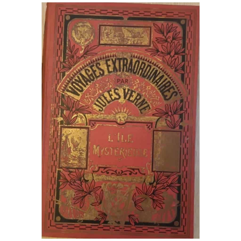 THE MYSTERIOUS ISLAND. JULES VERNE. Hetzel edition 1921 3
