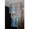 Lustre long modèle Laguna irisé, moderne du milieu du siècle dernier, par Fratelli Toso 28