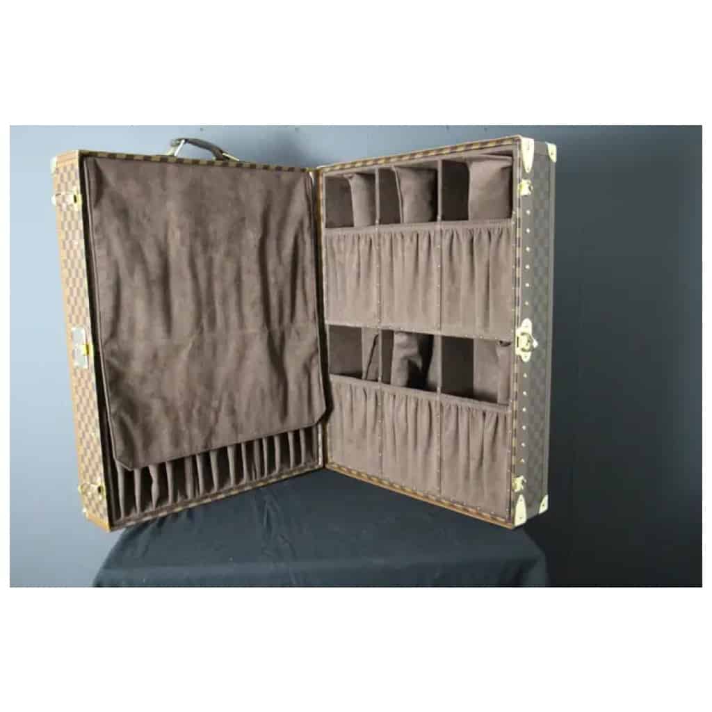 Louis Vuitton Checkers shoe trunk, Louis Vuitton suitcase, shoe trunk, Louis Vuitton 8 trunk