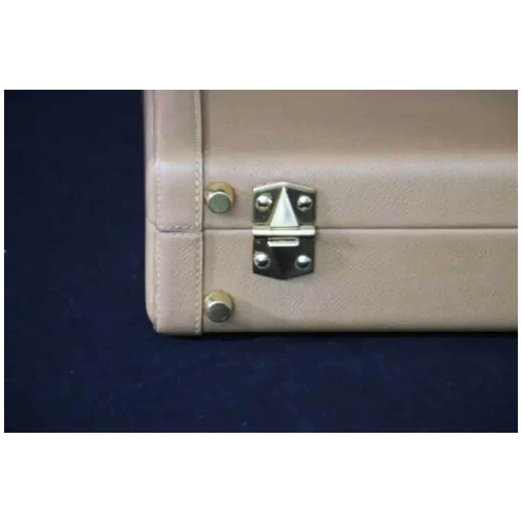 Hermès beige leather briefcase, Hermès attaché case, Hermès 10 bag