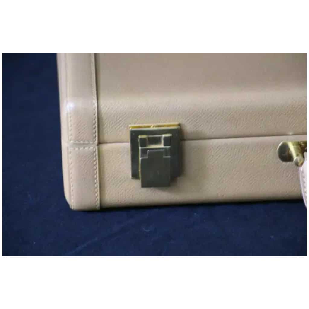 Hermès beige leather briefcase, Hermès attaché case, Hermès 12 bag