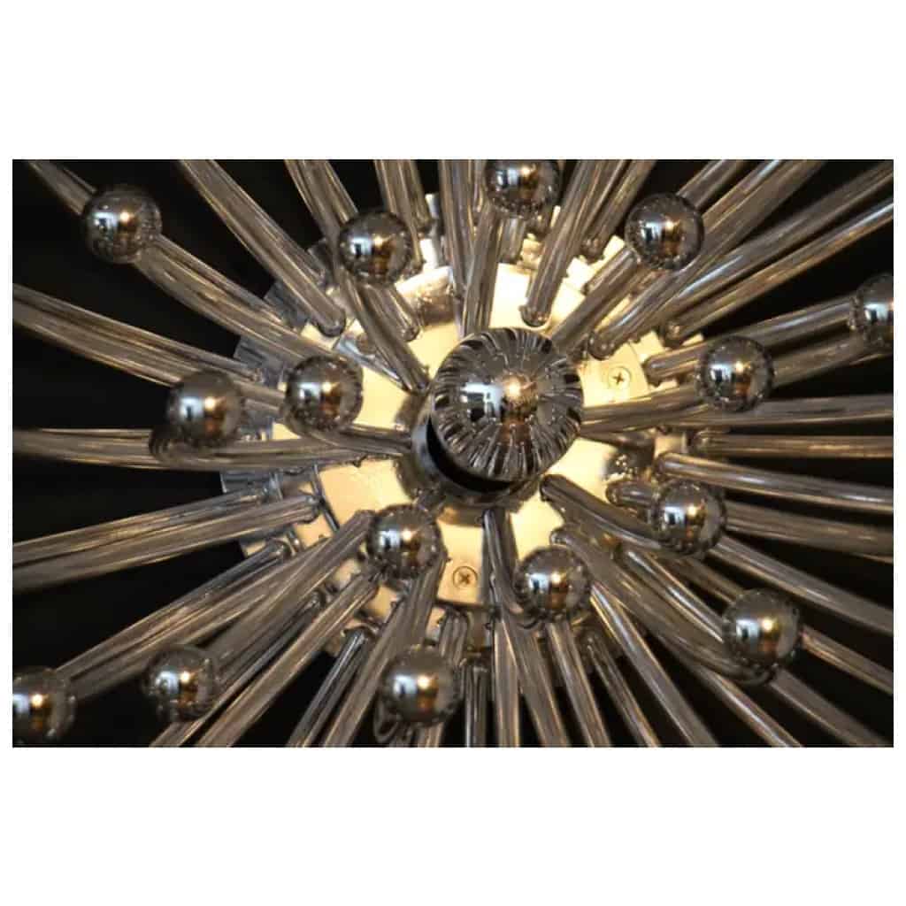 paire de lampes Pistillo argent de 60 cm par Valenti Milano 12