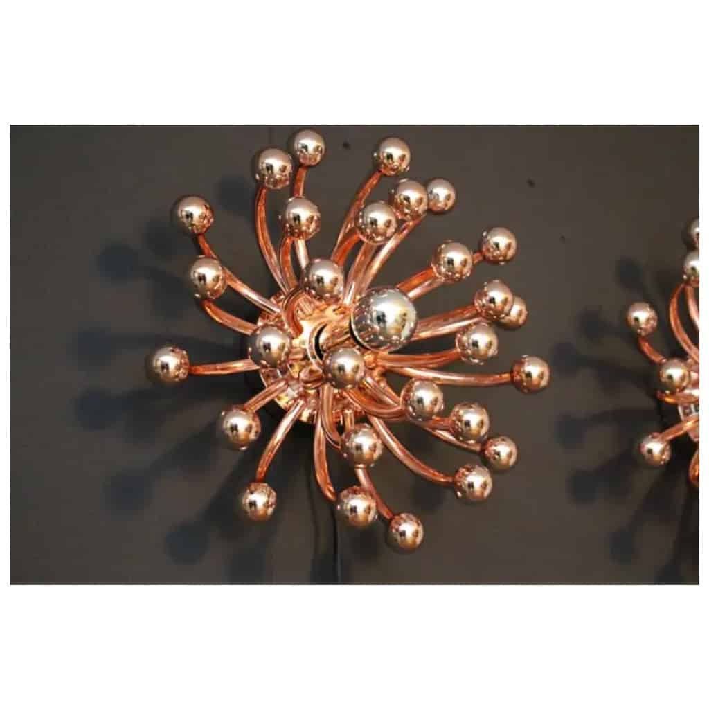 Appliques, plafonniers ou lampes Pustillo or rose de 31 cm par Valenti Milano 6