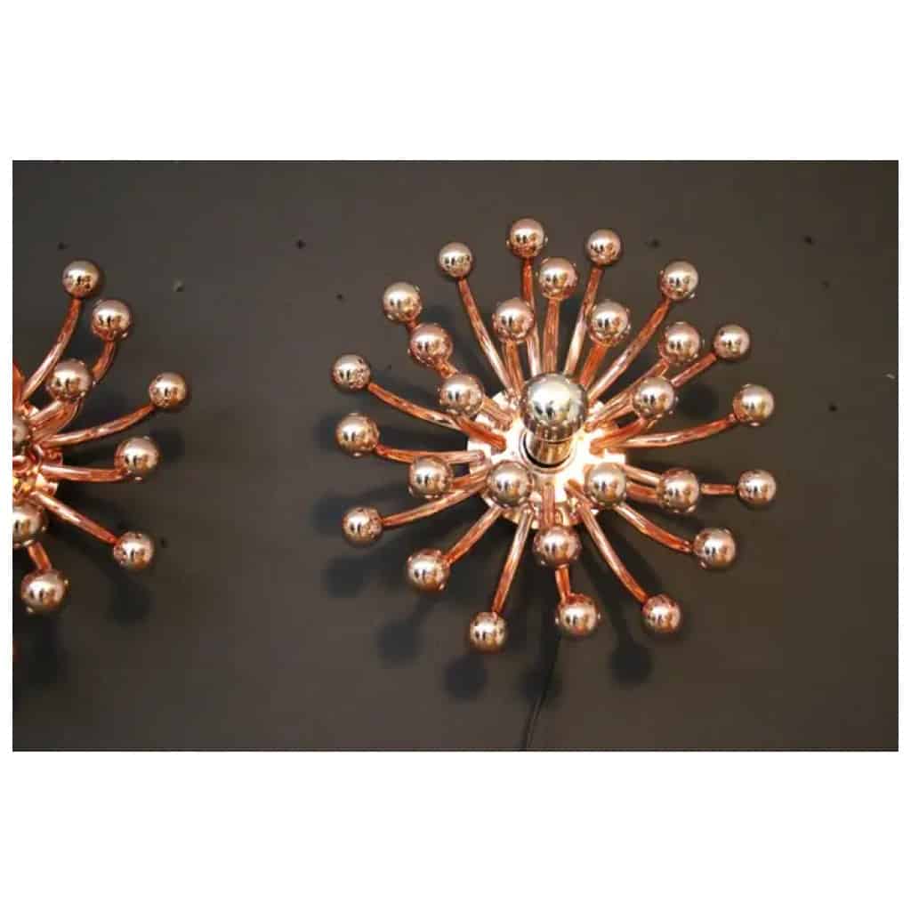 Wall lights, ceiling lights or Pustillo lamps rose gold 31 cm by Valenti Milano 7