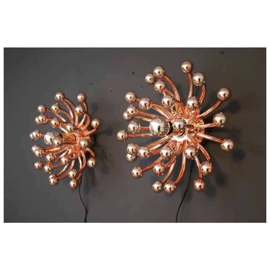 Appliques, plafonniers ou lampes Pustillo or rose de 31 cm par Valenti Milano 10