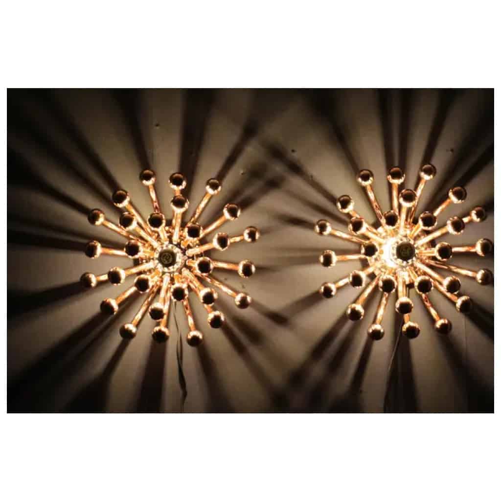 Appliques, plafonniers ou lampes Pustillo or rose de 31 cm par Valenti Milano 13