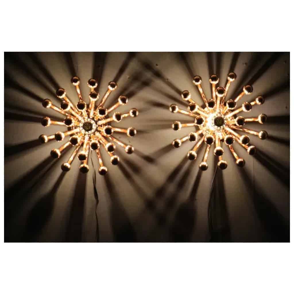 Appliques, plafonniers ou lampes Pustillo or rose de 31 cm par Valenti Milano 14