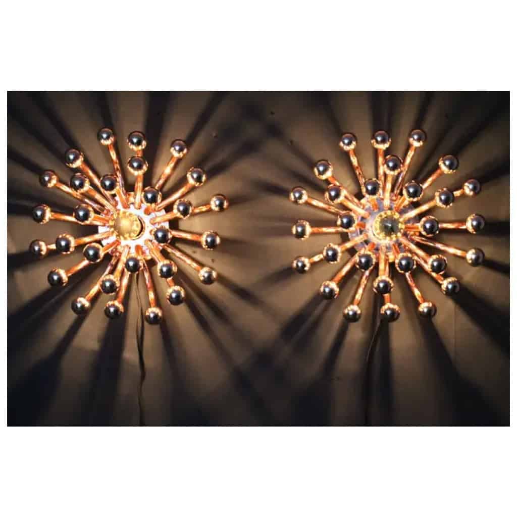 Wall lights, ceiling lights or Pustillo lamps rose gold 31 cm by Valenti Milano 18