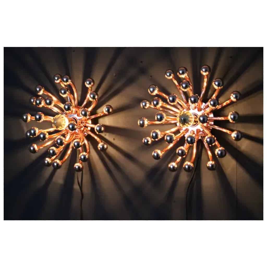 Appliques, plafonniers ou lampes Pustillo or rose de 31 cm par Valenti Milano 20