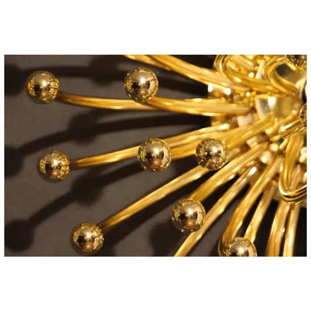 Appliques, plafonniers ou lampes Pistillo dorés de 60 cm de Valenti Milano 12