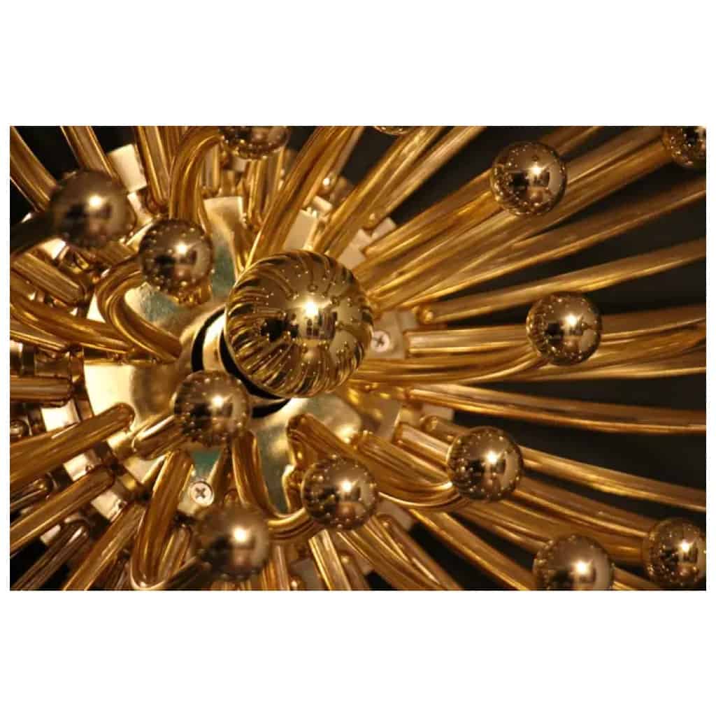 Appliques, plafonniers ou lampes Pistillo dorés de 60 cm de Valenti Milano 13