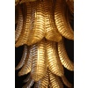 Lustre long en verre de Murano doré en forme de palmier 19
