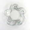 1932 René Lalique – Coupe Calypso Verre Blanc Patiné Bleu Gris 11
