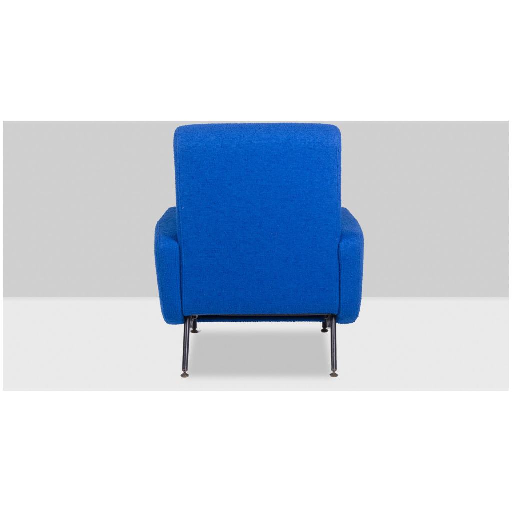Guariche pour Airborne, Paire de fauteuils « Troïka », années 1950 12
